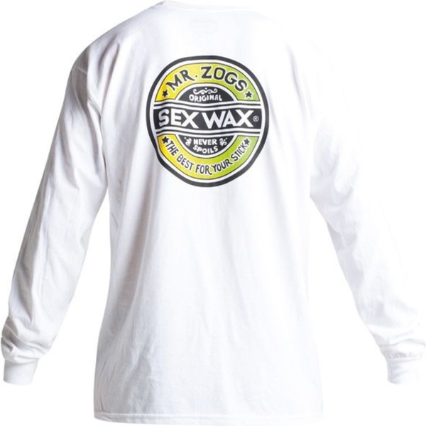 2026 Sex Wax Fade Langærmet T-shirt SW-SWTLSTF - White
